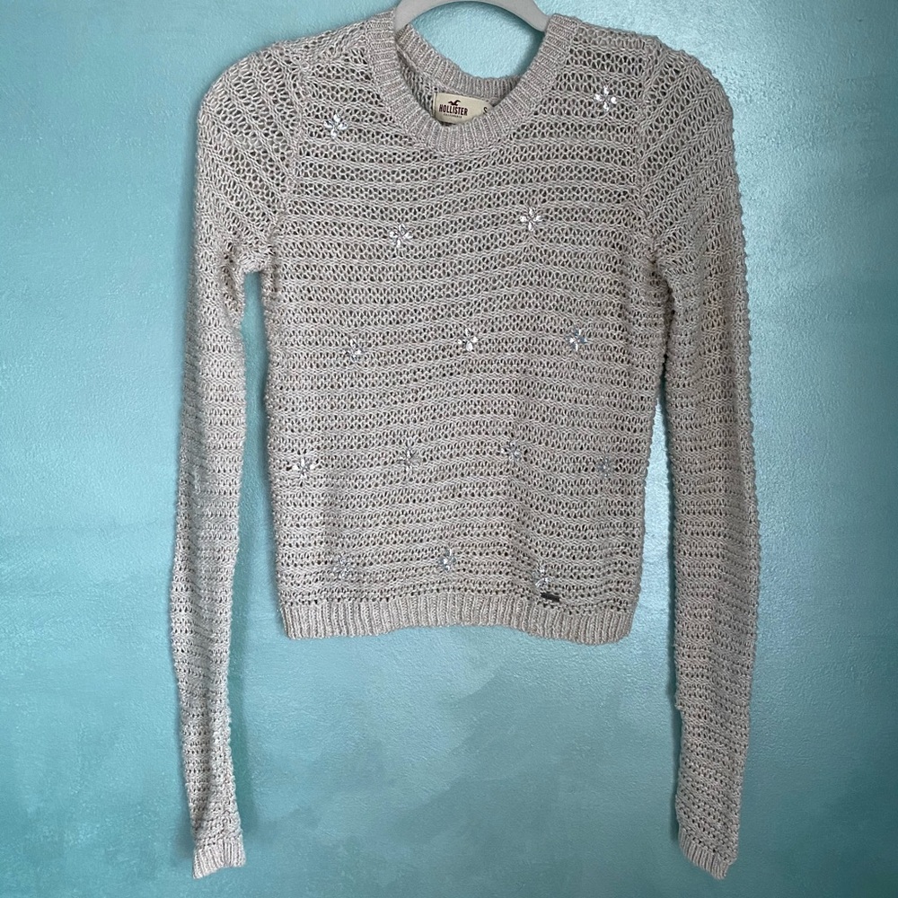 Gold Sparkle Embellished Sweater